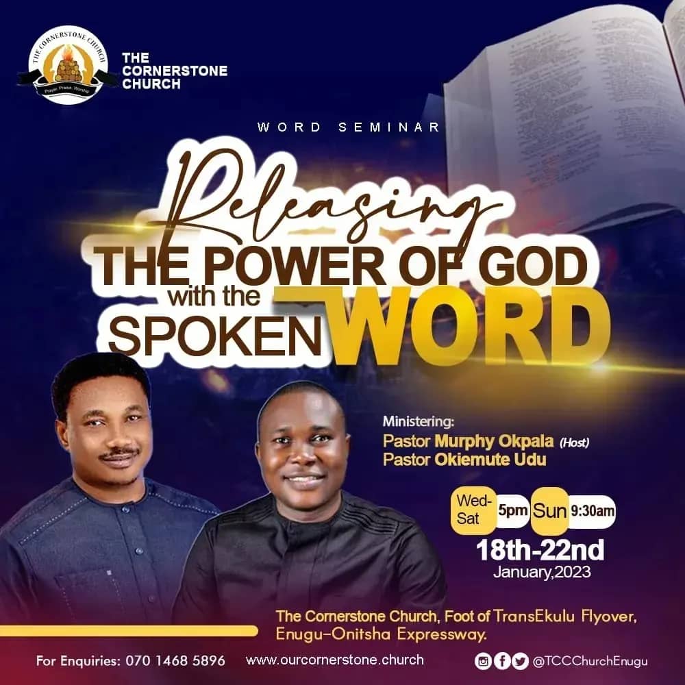 Word Seminar Day 4_Releasing The Power Of God With The Spoken Word